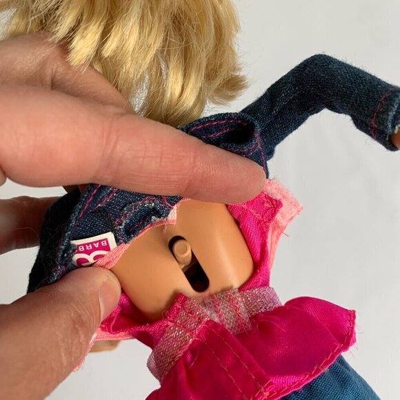 1998 Mattel Barbie Blonde with Lever on Back Moving Arms - Picture 8 of 8